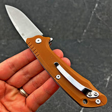 Load image into Gallery viewer, ROVER - D2 Blade, Desert Tan G10 Handles