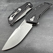Load image into Gallery viewer, GATOR - D2 Blade, Black G10 Handles
