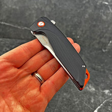 Load image into Gallery viewer, GARRISON - D2 Tanto Blade, Black G10 Handles