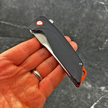 Load image into Gallery viewer, GARRISON - D2 Tanto Blade, Black G10 Handles