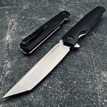 Load image into Gallery viewer, TUSK - D2 Blade, Black G10 Handles