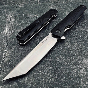 TUSK - D2 Blade, Black G10 Handles