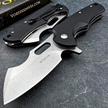 Load image into Gallery viewer, RHINO - D2 Blade, Black G10 Handles