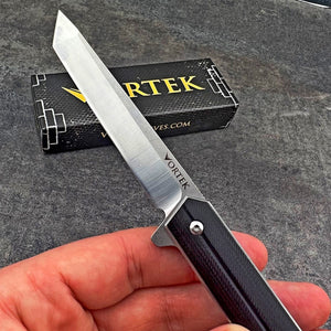 SKYLINE - Black G10 Handles, D2 Tanto Blade