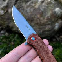 Load image into Gallery viewer, GYPSY - Brown Micarta Handles, 8Cr13MoV Blade