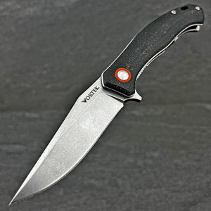 DRIFTER - Black Micarta Handles, 8Cr13MoV Blade