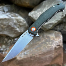 Load image into Gallery viewer, DRIFTER - Green Micarta Handles, 8Cr13MoV Blade