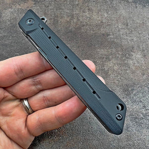 TANGO - Black G10 Handles, 8Cr13MoV Tanto Blade