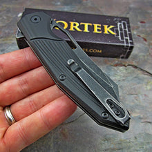 Load image into Gallery viewer, HAWKEYE - Black G10 Handles, 8Cr13MoV Sheepsfoot Blade