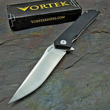 Load image into Gallery viewer, FULLTILT: 4&quot; Long 8Cr13MoV Blade, Black G10 Handles