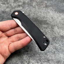 Load image into Gallery viewer, RIPTIDE:  Tactical Black G10 Handles, D2 Stainless Steel Blade