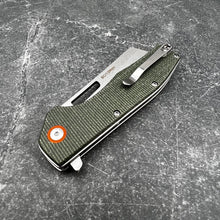 Load image into Gallery viewer, GALLANT: Green Micarta Handles, 8Cr13MoV Cleaver Blade