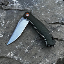 Load image into Gallery viewer, DRIFTER:  Green Micarta Handles, 8Cr13MoV Blade