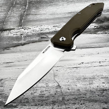 Load image into Gallery viewer, RECOIL: Black G10 Handles, D2 Stainless Steel Blade