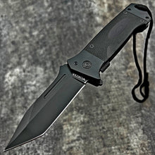 Load image into Gallery viewer, WARTHOG: Heavy Duty Knife, 8Cr13MoV Blade, Black G10 Handles