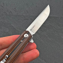 Load image into Gallery viewer, APACHE: Brown G10 Handles, 8Cr13MoV Blade