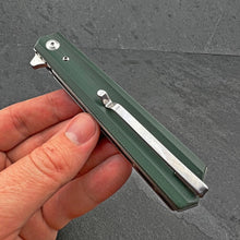 Load image into Gallery viewer, APACHE: Green G10 Handles, 9Cr18MoV Blade