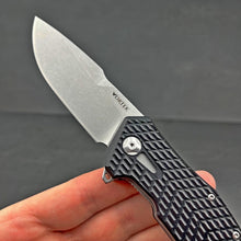 Load image into Gallery viewer, GATOR:  Black G10 Handles, D2 Blade, Large Heavy Duty Knife