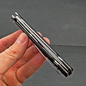 NEPTUNE:  D2 Tool Steel Blade, Black G10 Handles