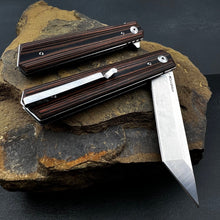 Load image into Gallery viewer, APACHE: Brown G10 Handles, 8Cr13MoV Tanto Blade