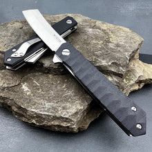 Load image into Gallery viewer, KYOTO:  D2 Cleaver Blade, Black G10 Handles
