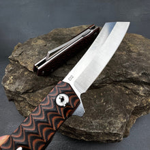Load image into Gallery viewer, KYOTO:  Brown G10 Handles, D2 Cleaver Blade