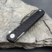 Load image into Gallery viewer, ASTRO: Black G10 Handles, Long and Sleek D2 Blade