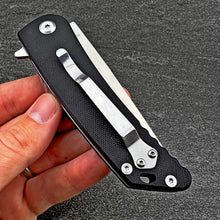 Load image into Gallery viewer, OUTLANDER: Black G10 Handles, Large Drop Point 8Cr13MoV Blade