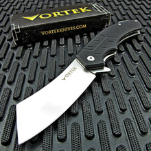 Load image into Gallery viewer, BRUTE: Large 8Cr13MoV Cleaver Blade, Black G10 Handles